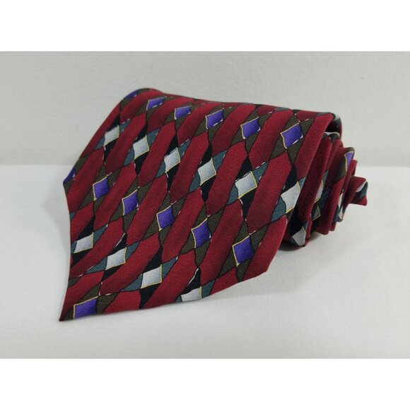 J. Garcia Silk Mens Necktie Lady With Argyle Socks Collection Fourteen Tie 1996 - Picture 9 of 10
